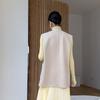 22 Chalecos de Lana Pura para Otoño e Invierno, Prendas Exteriores de Rebeca Doble Cara, Nuevas Chaquetas Botonadas Retro Estilo Chinoiserie para Mujer