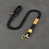 Cordão Espesso Sem Nó para Pingente de Bússola Oito Tesouros, Thangka, Amuleto de Buda, Pingente Dourado, Cordão de Colar para Homens