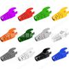 Directo de fábrica funda para conector RJ45 de cabeza de cristal funda de garra hueca funda de malla de alambre 56 7 tipos de funda funda de goma moldeada por inyección