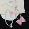 Colgante de Muñeca Gato Marie 3D Cadena para Funda de Teléfono Ins Súper Lindo Cartoon Lazo Correa para Funda de Teléfono Cámara CCD
