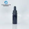 Originalmente disponible en stock botella de aceite esencial negro europeo 10ml-100ml botella de vidrio negro puro para aromaterapia botella de solución madre de amatista
