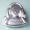 Molde de Sombrero de Dibujo Animado de Niña Hermosa Molde de Princesa de Dibujo Animado Molde de Pastel de Aluminio de Flor de Ciruelo