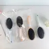 Série 6914 Multicor de Cor Clara Pente Redondo Colorido com Almofada de Ar Pente Massageador com Airbag Pente para Cabelo Liso Pente Volumizador para Raiz