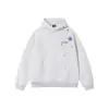 Diseño retro estilo japonés, sudadera con capucha bordada para hombre, nueva colección 2026, hoodie casual moderno y holgado