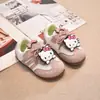 Zapatos de Princesa Nuevos de Velcro para Niños Primavera y Otoño 2026 para Niños Pequeños, Suela Suave, Lindos Zapatos Casuales con Diseño de Puntos