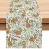 2026 Nuevo Camino de Mesa Estampado de Pascua Transfronterizo, Mantel Decorativo Festivo de Amazon, Mantel Individual para Mesa de Comedor de Sala de Estar