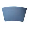 Mantel individual en forma de abanico de cuero PU con patrón de espiga, impermeable, a prueba de aceite, aislante térmico para mesas, para hoteles, restaurantes y uso doméstico, fácil de limpiar
