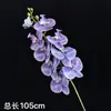Flores Artificiais Biónicas Phalaenopsis, Arranjos de Flores Artificiais, Arte Floral de Luxo Leve, Arranjos de Flores de Mesa, Decoração de Sala de Estar para Casa, Peças Decorativas, Buquês
