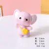 Boneca Elefante Fofo Criativo Acessórios de Resina Decorações de Casa de Bonecas Elefante DIY Enfeites de Mesa para Carro