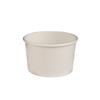 Polpa de madeira pura pe duplo tigela de sorvete 120ml para viagem sorvete frito iogurte enrolado copo de leite de soja copo de sorvete copo de papel