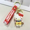 Chaveiro Desenho Gato Kt Fofo Acessório de Bolsa para Menina Pingente Hello Kitty Chaveiro de Carro Máquina de Garra Presente Atacado