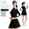 PGM Roupas de Golfe Feminina Camisa Base Feminina Saia Feminina Top Camiseta de Manga Longa Esportiva Feminina T