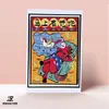 2026 Año del Caballo Souvenir de Año Nuevo Costumbre Popular Original Tarjeta Postal de Año Nuevo Caballo Tarjeta de Felicitación con Patrón Creativo Artículo Conmemorativo