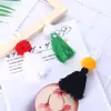 Venta Directa de Fábrica Colgante de Borla Pompones Marcador de Libros para Ropa Borla Pequeña Paquete Rojo Caja de Dulces Accesorios Colgantes de Linterna Venta al por Mayor