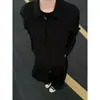 Jaqueta Executiva Estilo Americano para Homens, Casaco Trench Curto Três Provas para Esportes ao Ar Livre de Outono com Marca Tendência e Gola Estruturada