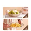 Plato de Frutas de Cristal para Sala de Estar Creativo para el Hogar Dulces Frutas Secas Plato de Frutas Estilo Europeo Cubo Grande para Frutas Servicio de Frutas