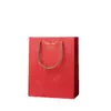 Bolsa de Regalo Roja China para Festival de Año Nuevo Retro, Bolsa de Papel, Empaque de Mano de Alta Gama para Dulces y Recuerdos Infantiles