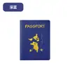 Porta passaporte e caderneta de poupança em couro PU com manchas pode ser fixado LOGO mapa bronzear etiqueta de bagagem transfronteiriça conjunto de bolsas para caderneta de poupança