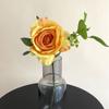 Rosas Simuladas, Flores Artificiais, Arranjos Florais Elegantes para Sala de Estar, Flores de Mesa, Buquês Decorativos, Tecido de Seda Artificial, Flores Artificiais Simuladas