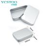 Caixa Quadrada de Folha de Flandres Pen Drive Pinça de Metal Caixa de Armazenamento para Embalagem Placa Gua Sha Cortador de Unhas Caixa de Embalagem com Tampa