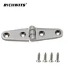 Bisagras de Acero Inoxidable 316 Accesorios para Ferretería de Yates Bisagras Pulidas a Espejo Marinas para Lanchas Rápidas Impermeables Específicas para Barcos