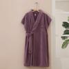Robe de Banho de Veludo Coral Feminino Secagem Rápida Absorvente de Água Todas as Estações Hotel Adulto Classe a Roupão Saia de Banho Salão de Beleza Roupão Convidado