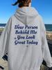 Suéter con forro polar para mujer, sudadera con capucha estampada con letras lisas y bolsillo tipo canguro, con cordón ajustable, muy vendido en el extranjero