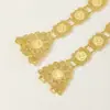 Nueva cadena de cuerpo metálica estilo nacional vintage con cuerpo floral, sello decorativo para la cintura de vestido de noche, cadena de cintura metálica al por mayor