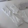 Meias femininas IOULOR estilo ballet, de meia-panturrilha, com design vazado, estilo japonês e coreano, doces, absorventes de suor, respiráveis, estilosas, de Zhuji
