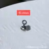 Pulsera de Plata Sanqi de Plata Vieja de Shanxi Colgante Estilo Étnico Borla Mariposa Tubo Curvo Encanto Accesorios para Pulsera DIY