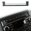 Adecuado para modelos Jeep Wrangler 11-17, juego completo de decoración interior de fibra de carbono para el logotipo del volante y el marco del interruptor del aire acondicionado