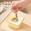 Aplastador de Cocina con Forma de Pata de Gato Pequeño Herramienta para Suplemento Alimenticio de Bebé Aplastador Doméstico Cuchara de Acero Inoxidable para Alimentos