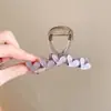 Peinado semirecogido único y hermoso 2026, pinza de cangrejo de tamaño mediano extremadamente atractiva para la parte posterior de la cabeza, accesorio de pinza para el cabello simple