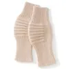 Joelheiras de Caxemira 100% Caxemira Pura Novas Cor Lisa Unissex Joelheiras Tricotadas para Manter Pernas Velhas e Frias Aquecidas