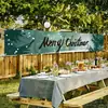 Decoração de Banner de Natal Transfronteiriça Cenário de Montagem Banner de Tecido Pendurado Parede de Fundo Banner Colorido Personalização