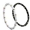 Nuevo Pulsera de Resina, Bambú y Acero Inoxidable Transfronteriza para Mujer, Pulsera Sencilla de Acero de Titanio, Joyería para Mujer al por Mayor