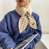 Cachecol de Pelúcia Inverno Tendência, Gola Cruzada de Pelo Versátil da Moda Nicho Cachecol de Pelo Quente Atacado