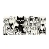 Venta Directa de Fábrica Alfombrilla para Ratón, Diseño Lindo de Gato, Alfombrilla Grande para Escritorio de Oficina, Antideslizante y Resistente a Manchas, Alfombrilla para Ratón de Juego Hecha a Medida