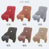 Algodón viscoelástico reposacabezas lumbar 180 abrazando curva lumbar ajustándose tela transpirable reposacabezas de coche lumbar combinación
