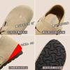 Zapatos Birkenstock de Piel Genuina para Mujer, Nuevo Estilo Primavera y Otoño, Suela Gruesa, Aumento Interno de Altura, Slip-On Todo Incluido, Zapatos Birkenstock Feos