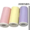 57*25 Mini Impresora Máquina Meow Meow Máquina de Corrección de Errores Papel Térmico para Fotos Instantáneas Papel de Impresión Adhesivo de Colores Papel Fotográfico