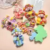Accesorios Festivos de Resina del Dios de la Riqueza Materiales para Broche de Pelo DIY, Funda de Teléfono, Llavero, Decoración de Tablero de Coche