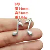 Comercio transfronterizo 2025 símbolo musical corona cereza colgante pulsera DIY pendientes collar colgante joyería al por mayor