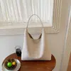 Bolsa Tote Grande Capacidade Nova Verão 2026, Bolsa de Ombro Simples da Moda para o Trabalho, Bolsa de Axila com Design Nicho Estilo Coreano