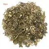 Conjunto misto de pequenos acessórios, pulseira DIY de liga com gotas de óleo, colar, brinco, pingente, chaveiro, acessório e pacote de material de decoração
