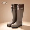 Nuevos zapatos de moda para mujer de comercio exterior, zapatos de vadeo para senderismo en la selva, de altura extra alta, zapatos de agua impermeables para mujer que aumentan la altura