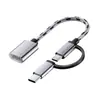 Cable Adaptador Convertidor Otg Tipo-C Transfronterizo Adecuado para Huawei Android Lector de Tarjetas de Memoria USB Flash Drive Adaptador para Teléfono Móvil