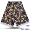 Tela de Algodón con Estampado de Moda Africana Teñida con Cera Disponible en Stock, Tela Estampada de Alta Calidad de Moda para Pantalones