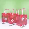 Bolsa de Regalo Transparente Pequeña Fresca de Mano, Bolsa de Regalo de Cumpleaños de Souvenir Linda, Bolsa de Mano para el Día del Maestro