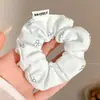 Goma para el pelo con estampado de leopardo marrón para otoño e invierno para mujer, scrunchie elegante y sofisticado para peinados de moño